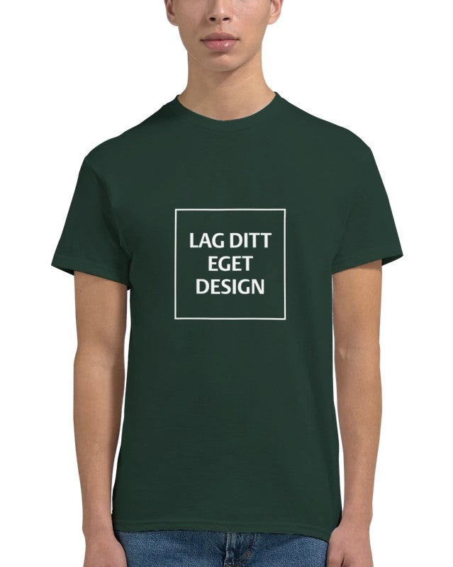 Custom Heavyweight Unisex Crewneck T-Shirt | Design Your Own Print