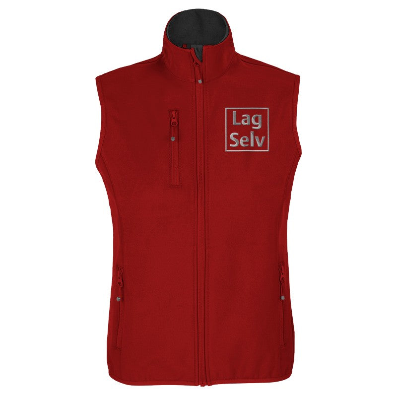 Design din egen Softshellvest for Kvinner | Personlig Broderi og Logo