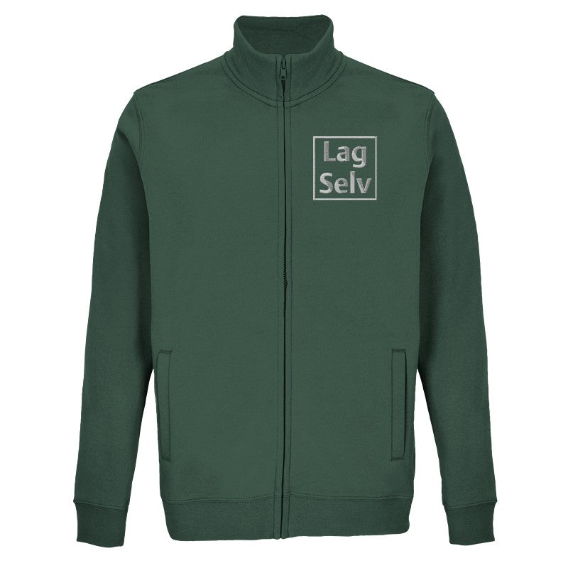 Tilpasset Hel Glidelås Genser med Broderi | Design Din Egen Unisex Genser