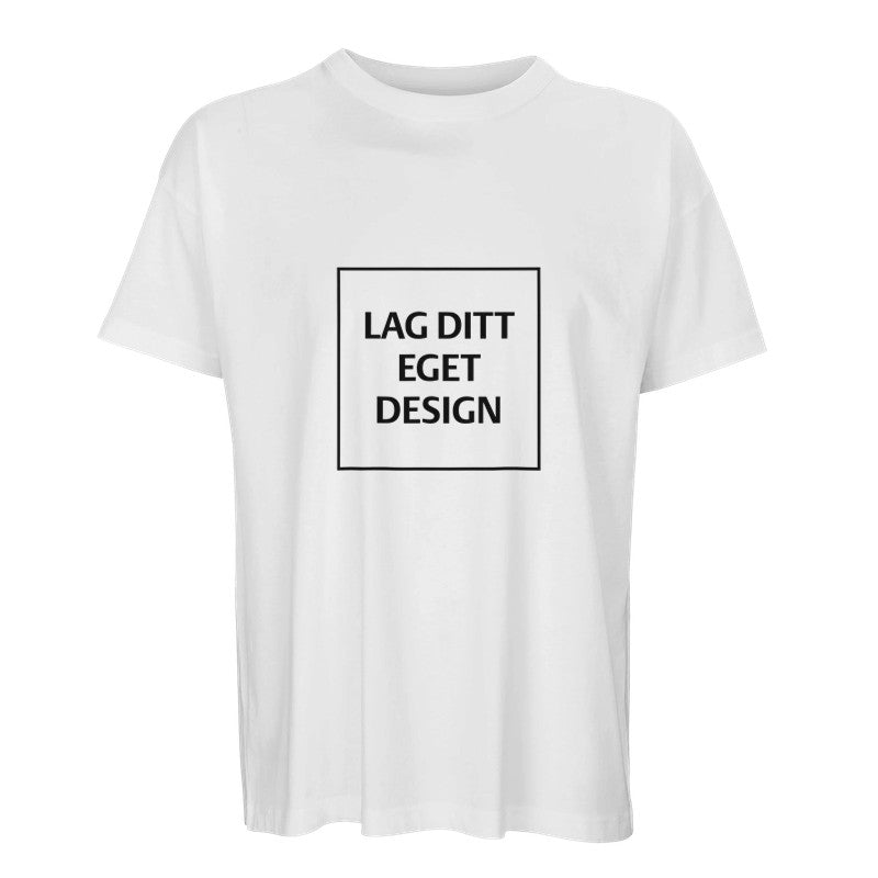 Organic Oversized Men's T-shirt | Design Your Own Custom Print Tee