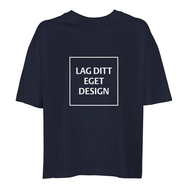 Organisk Oversized T-skjorte for Kvinner | Design Din Egen T-skjorte med Trykk