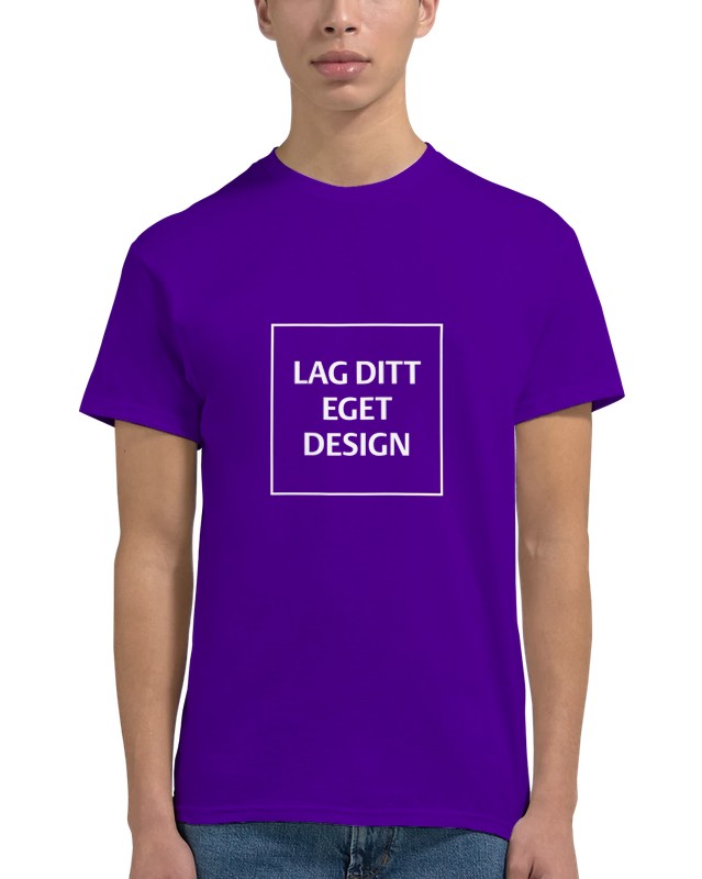 Custom Heavyweight Unisex Crewneck T-Shirt | Design Your Own Print