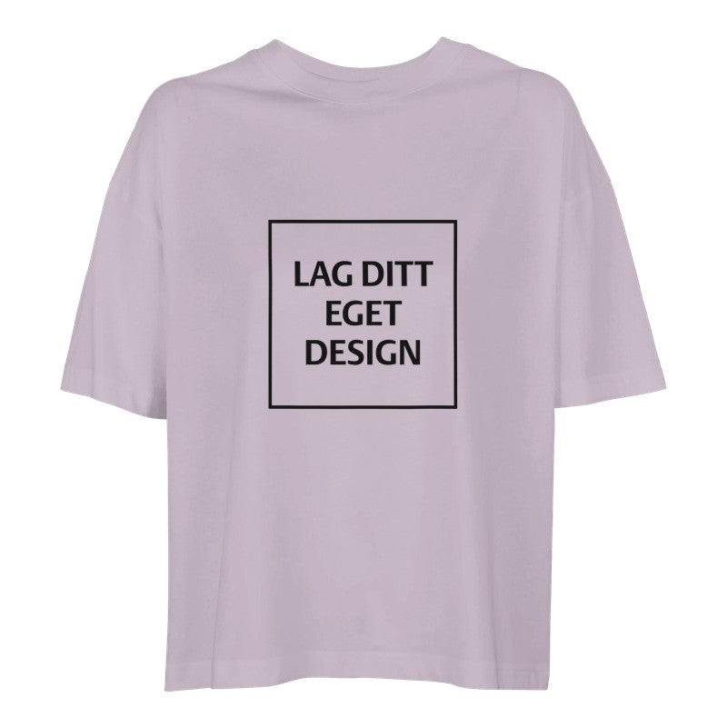 Organisk Oversized T-skjorte for Kvinner | Design Din Egen T-skjorte med Trykk