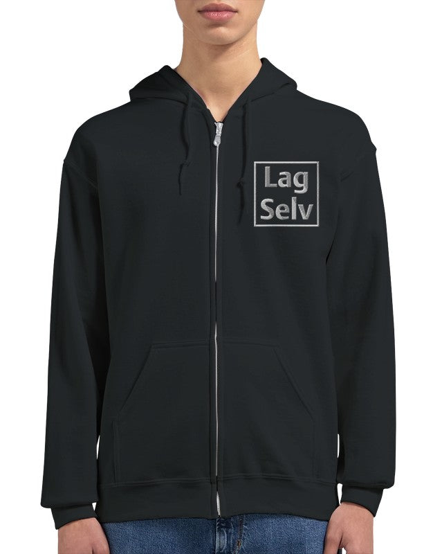 Design din egen hettejakke med broderi - Klassisk unisex zip hoodie