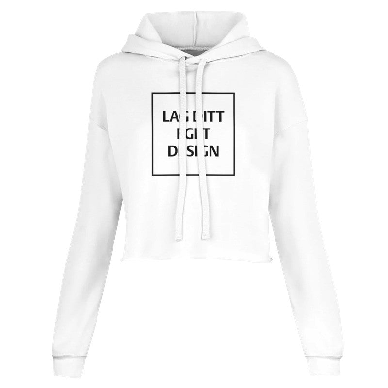 Women's Cropped Hoodie | Create Your Unique Style with Custom Print