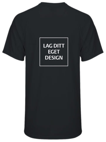 Ultralett Teknisk Unisex T-skjorte med Eget Trykk | Slitesterk Sport