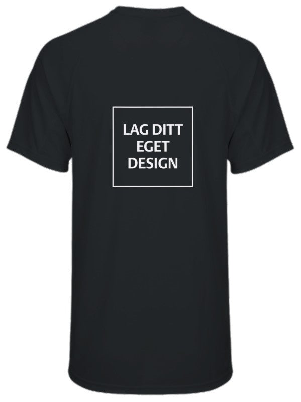 Ultralett Teknisk Unisex T-skjorte med Eget Trykk | Slitesterk Sport