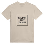 Custom Heavyweight Unisex Crewneck T-Shirt | Design Your Own Print