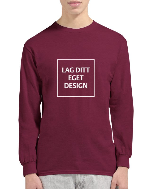 Klassisk Langermet T-skjorte for Eget Trykk – Design din personlige stil