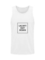Sporty Singlet til Herre med Eget Trykk | Hurtigtørkende Polyester