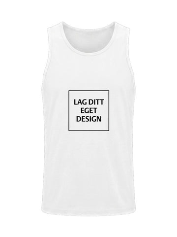 Sporty Singlet til Herre med Eget Trykk | Hurtigtørkende Polyester