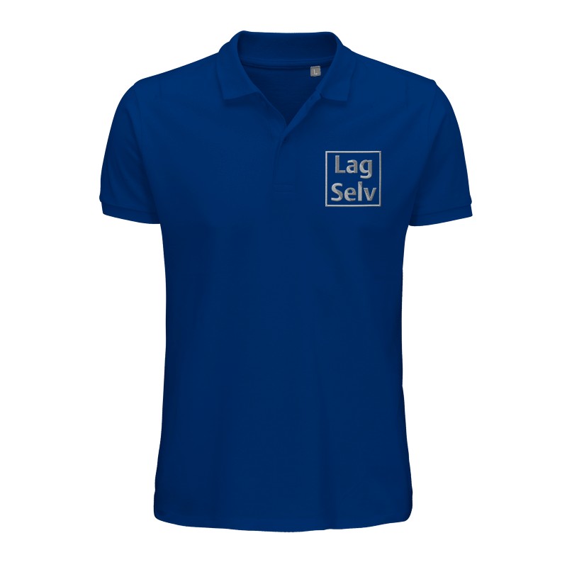 Men's Organic Cotton Polo Shirt – Design Your Own with Custom Embroidery