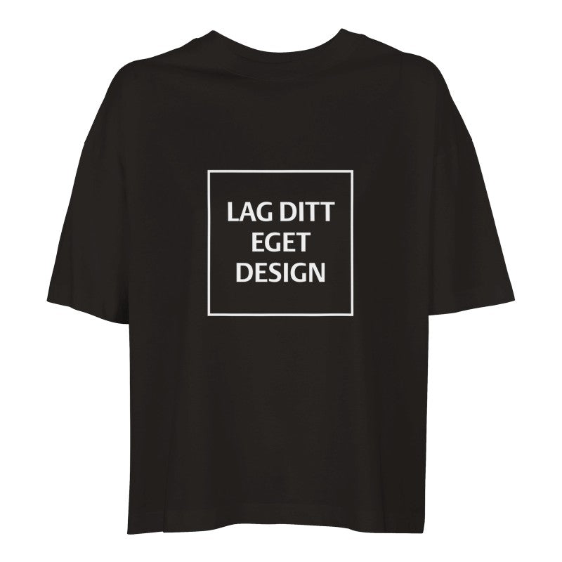 Organisk Oversized T-skjorte for Kvinner | Design Din Egen T-skjorte med Trykk