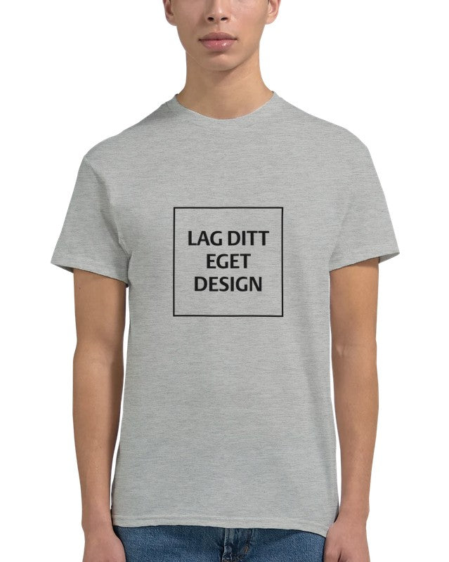 Custom Heavyweight Unisex Crewneck T-Shirt | Design Your Own Print