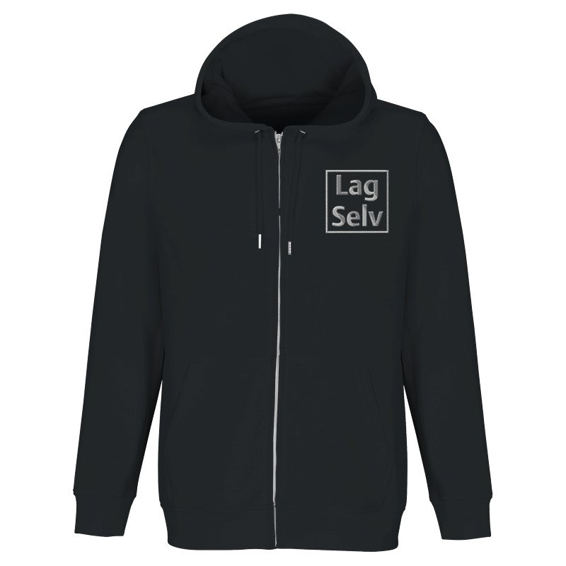 Organisk Unisex Glidelåshettegenser | Personlig Broderi