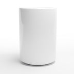 Keramisk kaffekopp 15oz Stor Blank Hvit | Design Ditt Eget