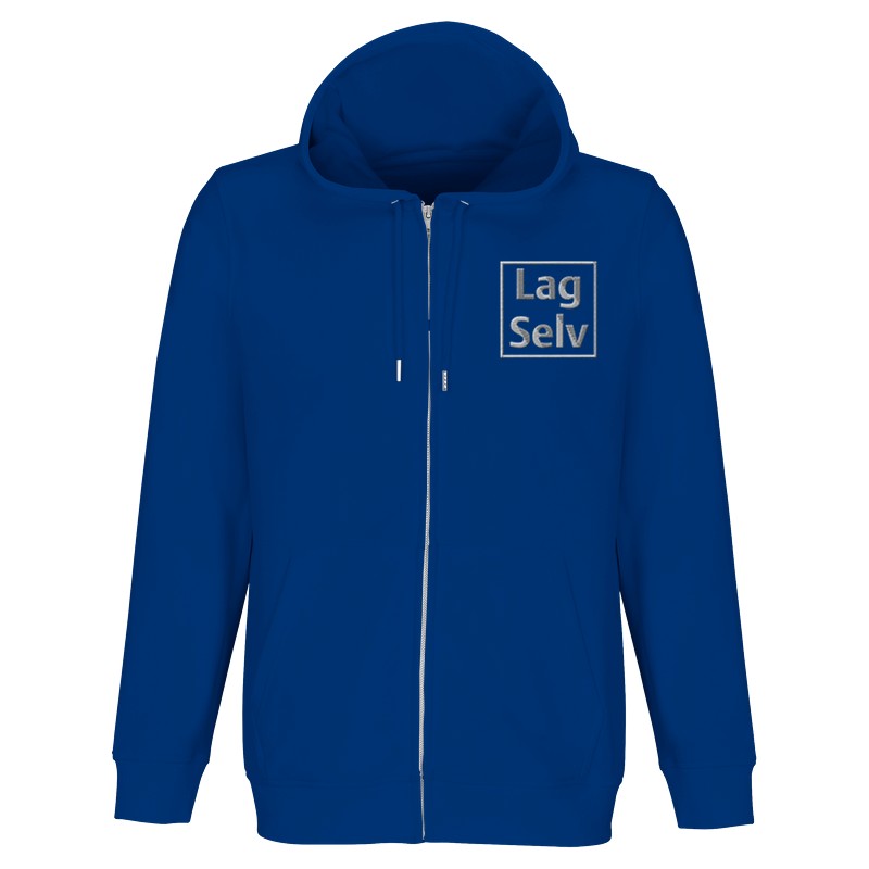 Organisk Unisex Glidelåshettegenser | Personlig Broderi