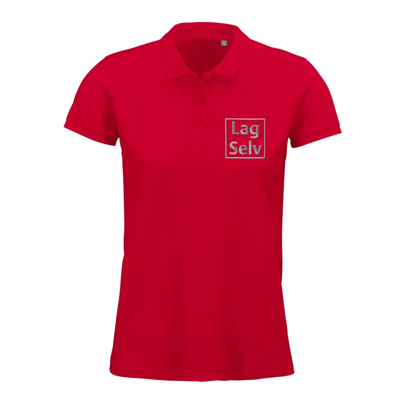 Design Your Own Organic Women's Polo Shirt | Custom Embroidery