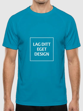 Ultralett Teknisk Unisex T-skjorte med Eget Trykk | Slitesterk Sport