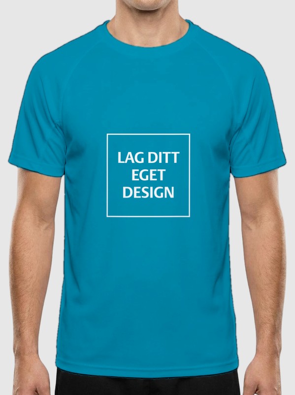 Ultralett Teknisk Unisex T-skjorte med Eget Trykk | Slitesterk Sport