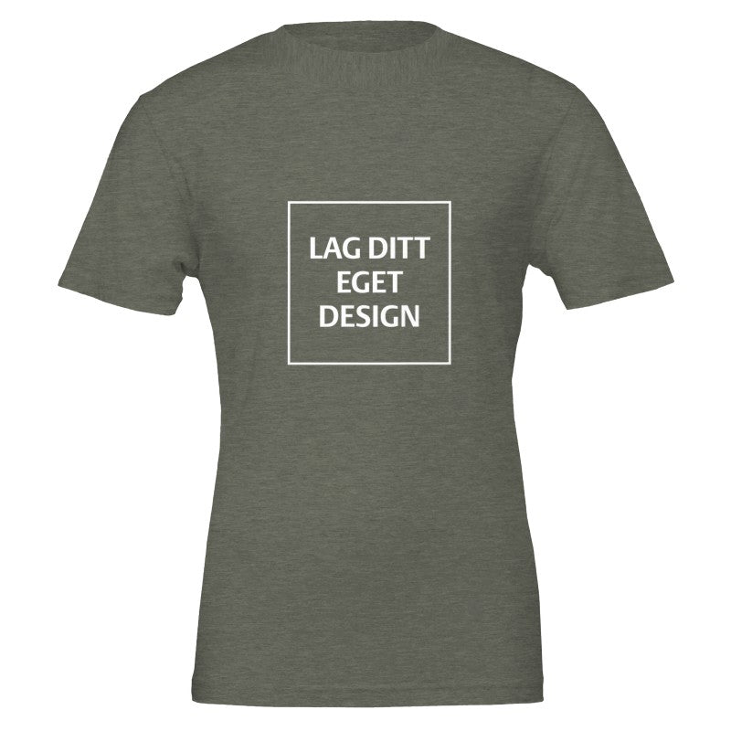 Premium Unisex Crewneck T-Shirt | Design Your Own with Custom Print