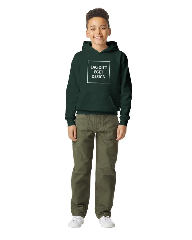 Myk Hettegenser for Ungdom med Eget Trykk | Midweight Fleece Hoodie