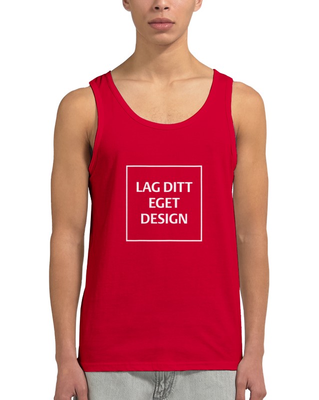 Premium Unisex Tanktopp med Eget Trykk | Design Din Egen