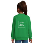 Klassisk Barnegenser med Eget Trykk | Varm Sweatshirt i Bomullsblanding