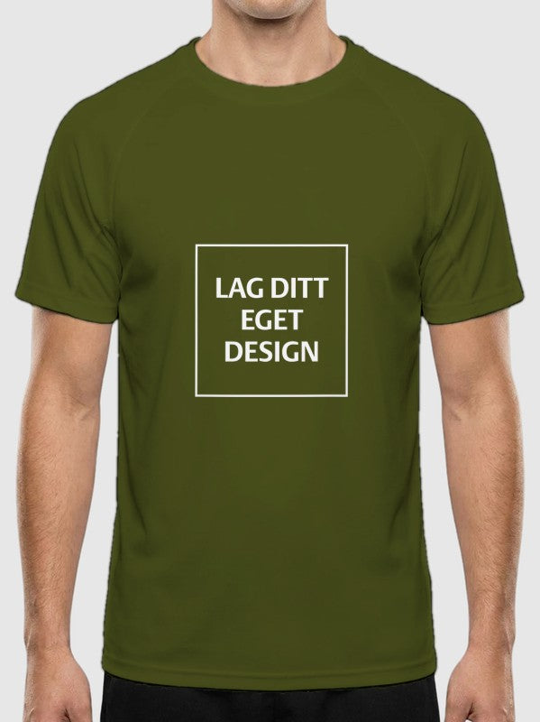 Ultralett Teknisk Unisex T-skjorte med Eget Trykk | Slitesterk Sport