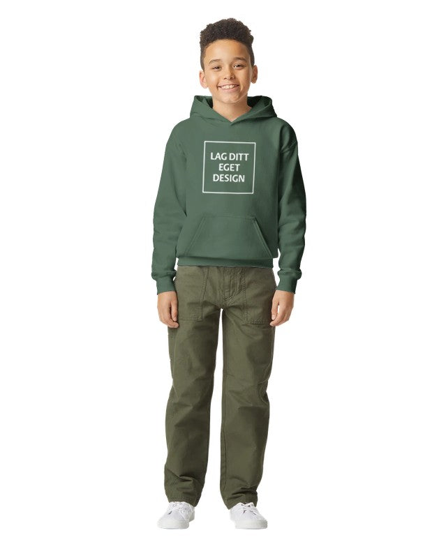 Myk Hettegenser for Ungdom med Eget Trykk | Midweight Fleece Hoodie
