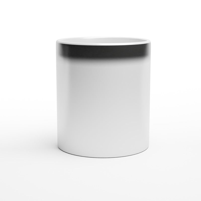 Magisk Keramisk Kopp 11oz Blank Sort | Design Ditt Eget