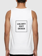 Sporty Singlet til Herre med Eget Trykk | Hurtigtørkende Polyester
