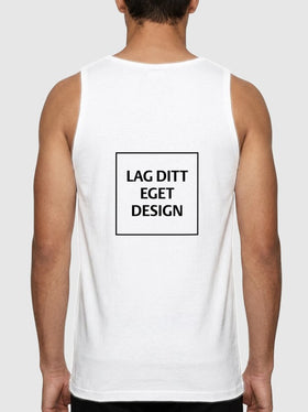 Sporty Singlet til Herre med Eget Trykk | Hurtigtørkende Polyester