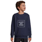 Klassisk Barnegenser med Eget Trykk | Varm Sweatshirt i Bomullsblanding