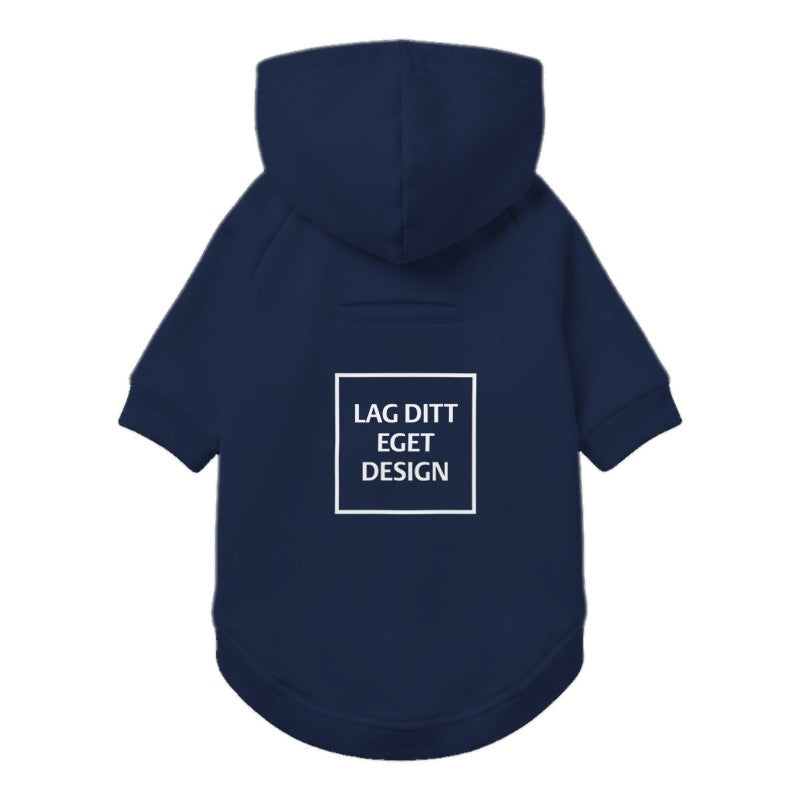 Hettegenser til Hund med Eget Trykk | Fleece Hoodie til hund
