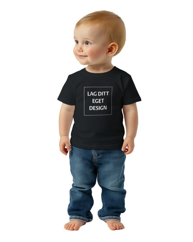 Custom Baby Crewneck T-Shirt | Soft Cotton Baby Tee
