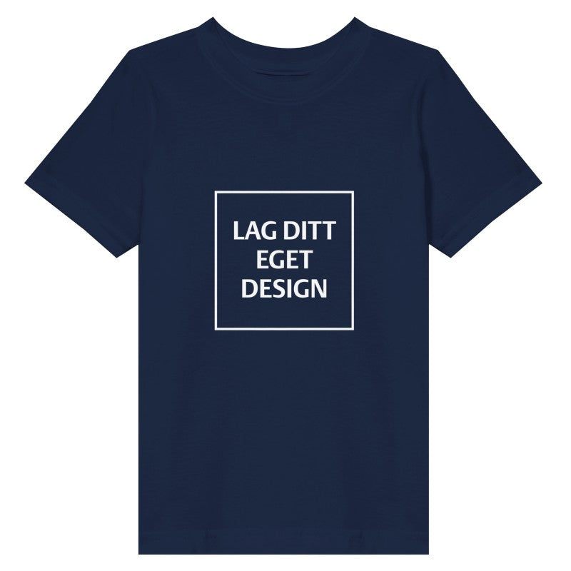 Custom Toddler Fine Jersey T-Shirt | Soft Ringspun Cotton Tee