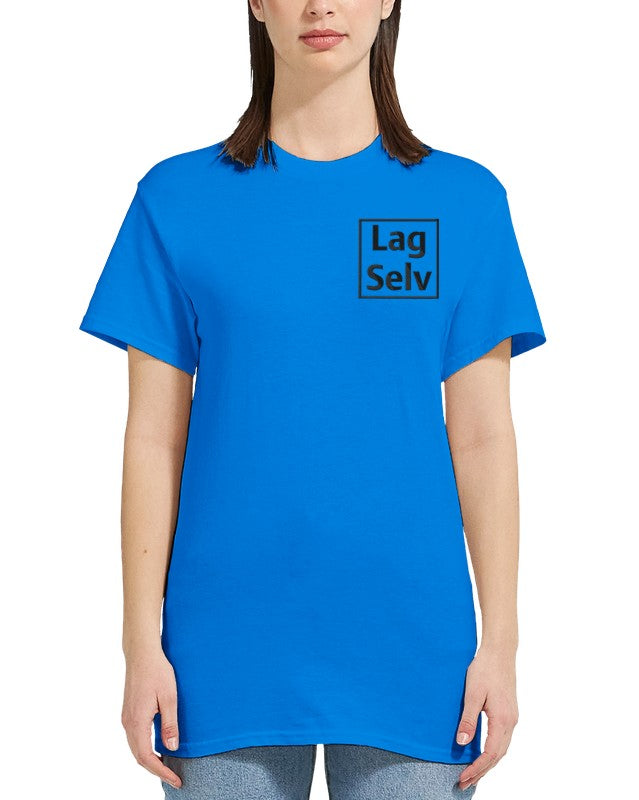 Heavyweight Dame Crewneck T-skjorte for Eget Broderi - Design Din Egen