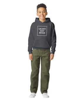 Myk Hettegenser for Ungdom med Eget Trykk | Midweight Fleece Hoodie