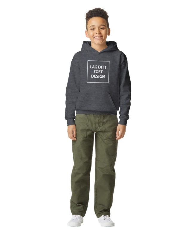 Myk Hettegenser for Ungdom med Eget Trykk | Midweight Fleece Hoodie
