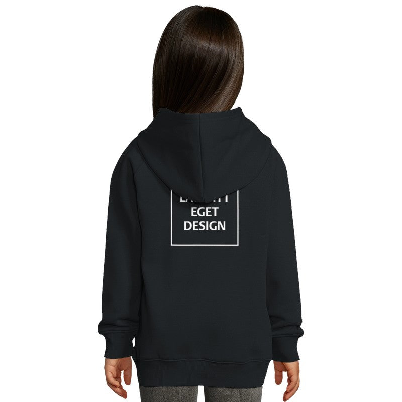 Økologisk Hettegenser til Barn med Eget Trykk | Bærekraftig Barnehoodie