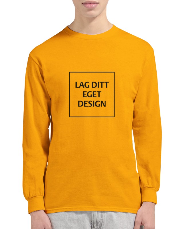 Klassisk Langermet T-skjorte for Eget Trykk – Design din personlige stil