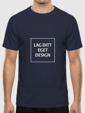 Ultralett Teknisk Unisex T-skjorte med Eget Trykk | Slitesterk Sport