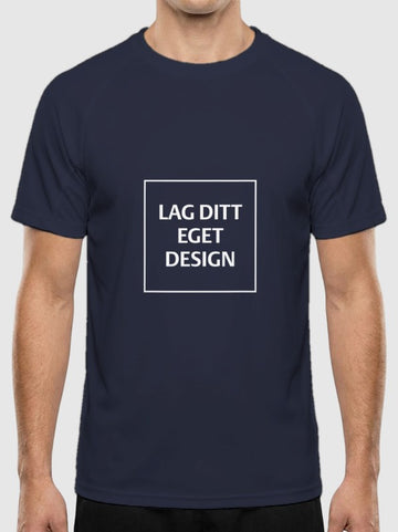 Ultralett Teknisk Unisex T-skjorte med Eget Trykk | Slitesterk Sport