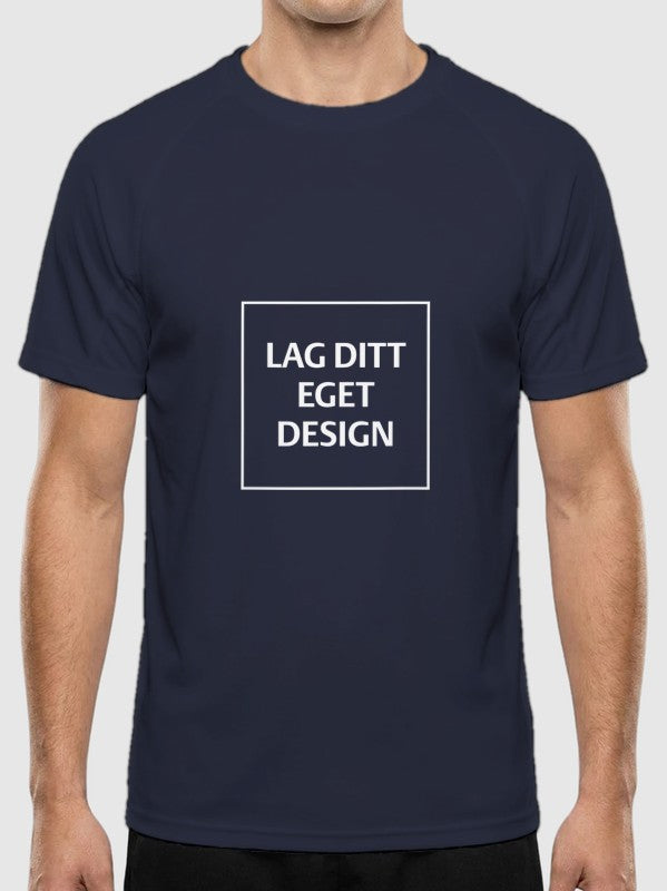 Ultralett Teknisk Unisex T-skjorte med Eget Trykk | Slitesterk Sport