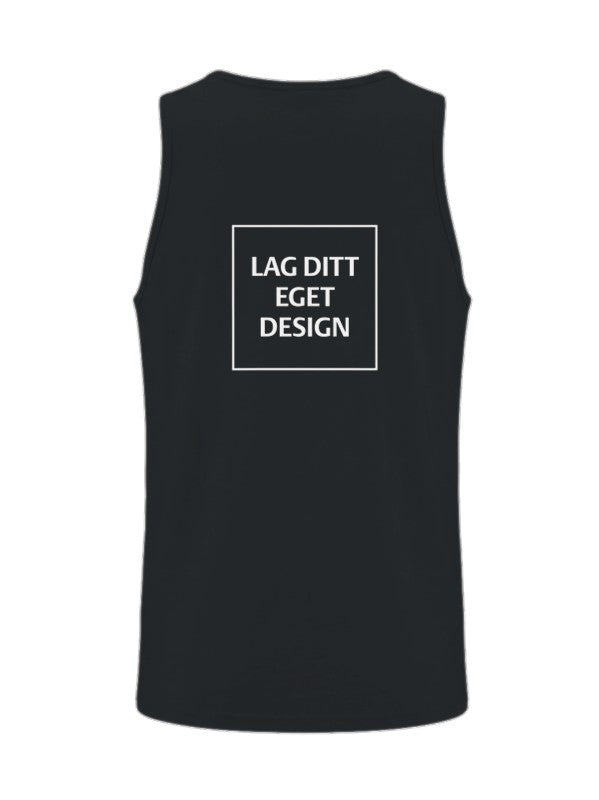 Sporty Singlet til Herre med Eget Trykk | Hurtigtørkende Polyester