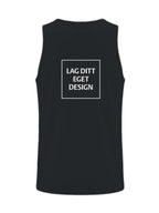 Sporty Singlet til Herre med Eget Trykk | Hurtigtørkende Polyester