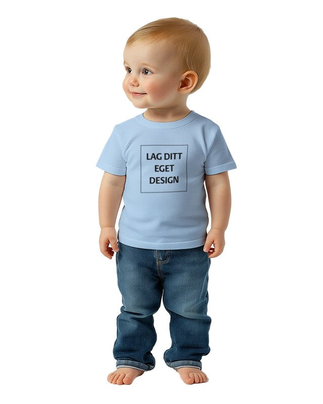 Custom Baby Crewneck T-Shirt | Soft Cotton Baby Tee