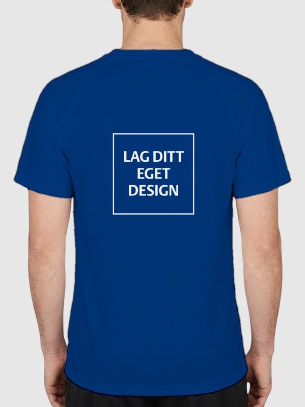 Ultralett Teknisk Unisex T-skjorte med Eget Trykk | Slitesterk Sport
