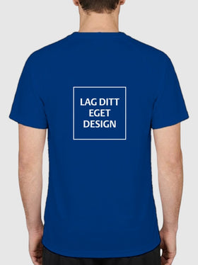 Ultralett Teknisk Unisex T-skjorte med Eget Trykk | Slitesterk Sport